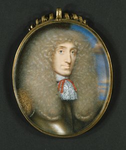 Miniatuur van Robert Kerr, 4e graaf van Lothian, 1667 door Lewis Cross